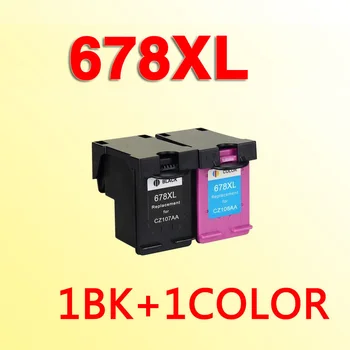 2pcs cartucho de tinta Para hp678 compatível para 678 para Deskjet 2515 3515 1018 impressora