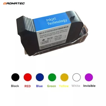 FOL13B Portátil Impressora Cartucho de Tinta Seca Rápido Eco Solvente 600 dpi Altura de 12,7 mm de Impressora Jato de tinta Colorida Cartucho de Tinta