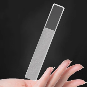 Profissional De Nano De Vidro, Lixa De Unha Transparente, Lixamento, Polimento De Moagem De Nail Art Manicure