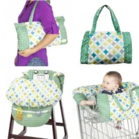 IMBABY Bebê Carrinho de Compras Tampa 2em1 Trole da Cadeira de Cobertura para Recém-nascidos de Compras Empurrar Carrinho de Capa de Protecção com cintos de segurança