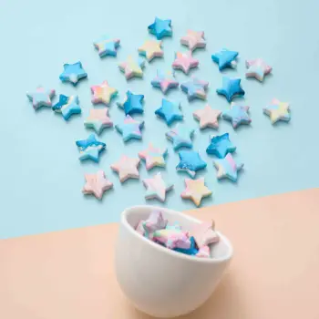 10 Pc Estrelas Grânulos de Silicone de Grau alimentício 23mm Bebê Dentição Esferas Mastigáveis de Dentição para DIY Chupeta Fazer a Jóia de Presente