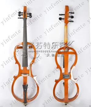 5 cordas de qualidade violoncelo eletrônico violoncelo madeira amarela ebons