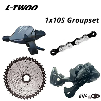 LTWOO MTB bicicleta Desviador Traseiro define A7 1x10 velocidade 10S Grupo Alavanca de Mudança + X10 Cadeia + cassete 42T 46T 50T frete Grátis
