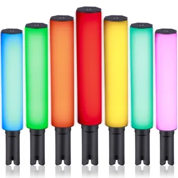 Mini LED RGB Luz do Tubo do Bolso a Fotografia Light Stick Vídeo Preencher Lâmpada Magnético 2500-9000K 3000mAh Para transmissão ao Vivo de Vídeo Vlog