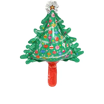 DABUCUN Temas de Natal Árvore de Bell Muleta Meia floco de Neve, Boneco de neve Desenhos Folha de Balão Papai Noel Feliz Natal Balões Folha