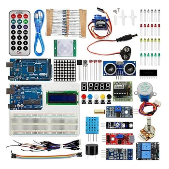 Para Uno R3 Placa-Mãe Placa De Desenvolvimento Starter Kit Aprendizagem Do Kit De Sensor De Chip Único Kit