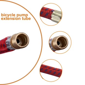 5pcs/set de Pneus de Bicicleta Inflável Tubo da Agulha de Ar Mangueira de Adaptador de Kits de Reparação de Bicicletas Ferramentas Conector da Bomba Válvula de Basquete