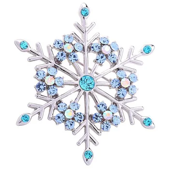 Pin Broche Clipe De Strass Mulheres Do Floco De Neve De Natal Mochilas Forlocking Cristal Lenço Broches Estética Decorativa Xale