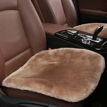 Assento de carro Aquecimento de Inverno de Lã para as Mulheres, Meninas Rosa Decoração de Interiores de Automóveis Acessórios para Audi A1 A3 8P A4 B6 B7 C5 A5 A6