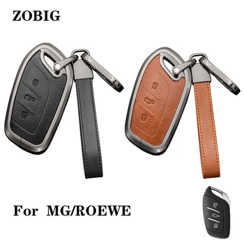 ZOBIG Carro Remoto Tecla Smart Case Capa Chave Saco para MG ROEVE ZS EV MG6 EZS HS EHS para a chave do Original de shell