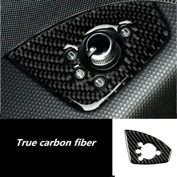 De Fibra de carbono, interior do Carro porta botão de decoração Tirm Para Audi TT TTS 2008-2014