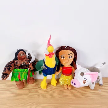 20cm dos desenhos animados de Disney Princesa Moana Lenda Vaiana Maui Chefe de Tui Tala Heihei Pua Brinquedo de pelúcia porco frango boneca Decoração do Carro de presente