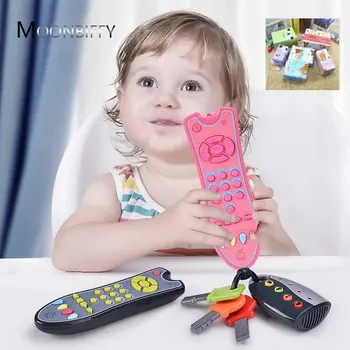 Baby TV de Controle Remoto Crianças Musical Início de Brinquedos Educativos, de Simulação de Controle Remoto a Aprendizagem de Crianças de Brinquedo com Luz Som