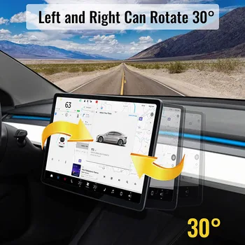 Novo Tesla Tela Giratória Suporte de Montagem Para o Modelo 3 / Modelo Y 2021 2022 Carro do Centro de Console de Navegação GPS Tela de Rotação Titular