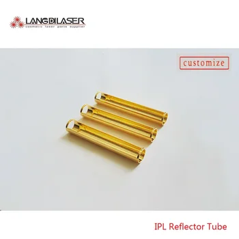 IPL peça de mão revestida de ouro refletor tubo de substrato de material : cobre / qualquer tamanho pode ser de personalização / MQO : 10 peças