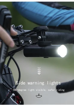 Moto Luz Recarregável USB CONDUZIU a Lanterna elétrica MTB Frente da Lâmpada do Farol de bicicleta tocha ultra-leve Lanterna Acessórios da Bicicleta