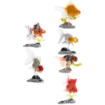 Peixinho Brinquedos Aquário Figuras De Brinquedo Menor Mundos Falsos Artificial Tanque Da Piscina Decorações Figura Decoração Decoração De Peixes