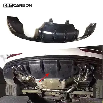 De Fibra de carbono, Difusor Traseiro pára-choques Traseiro Lip Spoiler para o Audi Q5 2012-2018 Amortecedor do Carro Lip Spoiler Bodykits Acessórios K Estilo